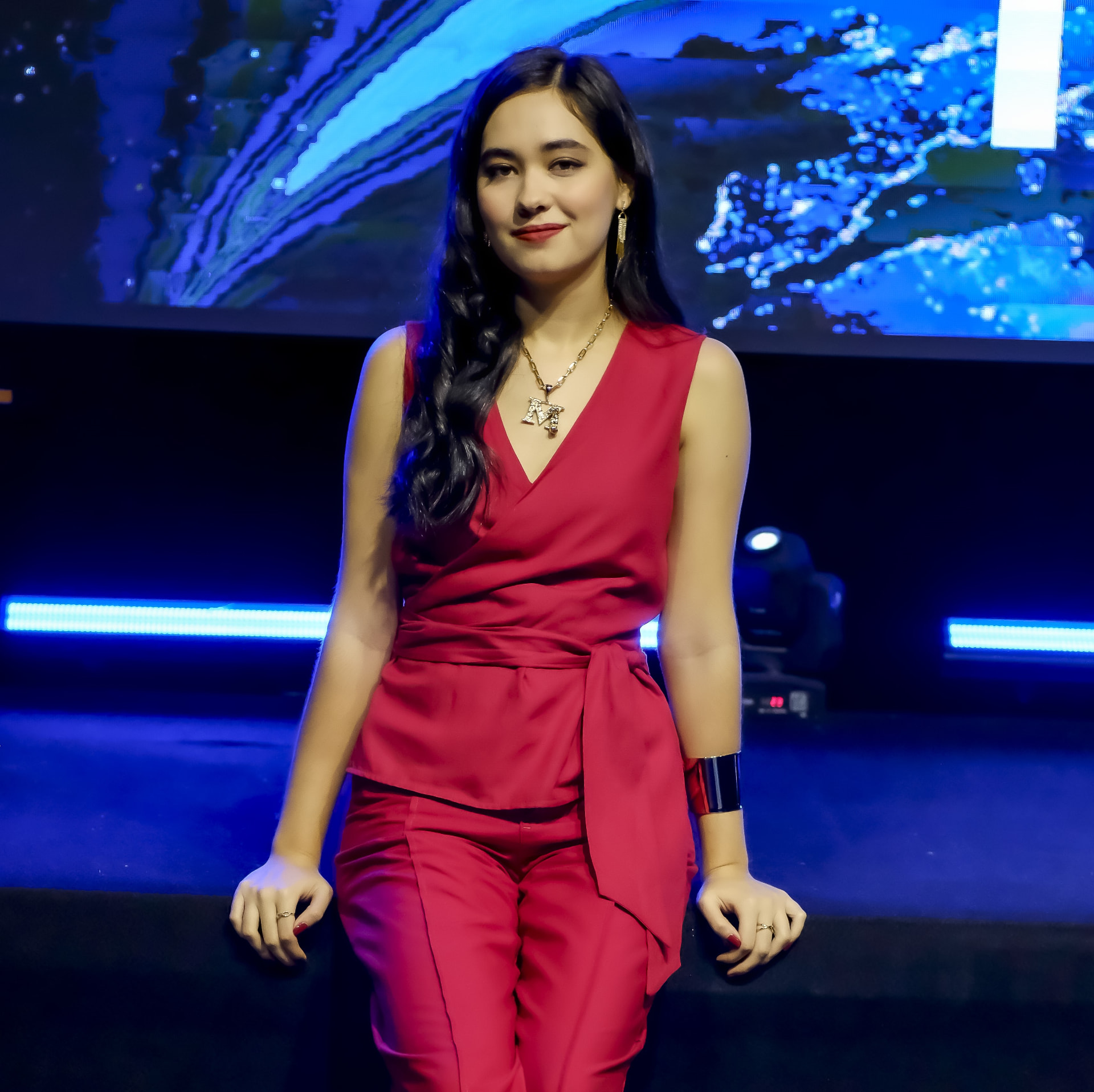 Marina Blanc, autora do Marinaverso, em um evento literário